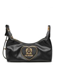 LOVE MOSCHINO Torebka JC4121PP1LLB0000 Czarny. Czarne torebki klasyczne damskie Love Moschino, bez wzorów, ze skóry, bez dodatków. Za 669.99 zł.
