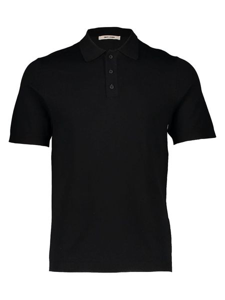 ONLY & SONS Koszulka polo "Onskyler" w kolorze czarnym rozmiar: XXL. Czarne koszulki polo męskie Only & Sons, xxl, bez wzorów, bez ramiączek. Za 69.91 zł.