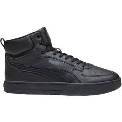 Buty Puma Caven 2.0 Mid M 392291 01 czarne. Czarne buty sportowe na co dzień męskie z gumy, bez zapięcia. Za 365.58 zł.