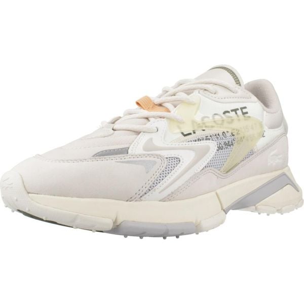 Tenisówki Lacoste Model L003 Neo Kolor Beżowy. Brązowe trampki i tenisówki męskie Lacoste, bez wzorów, ze skóry, bez zapięcia. Za 471.05 zł.