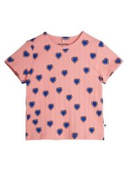 MINI RODINI T-Shirt 2522013128 Różowy Regular Fit. Czerwone koszulki dziewczęce Mini Rodini, bez wzorów, z bawełny, bez ramiączek. Za 89.99 zł.