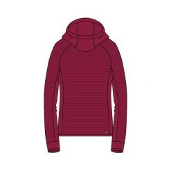 Bluza damska z kapturem CMP. Czerwone bluzy z kapturem damskie CMP, m, z materiału. Za 293.60 zł.