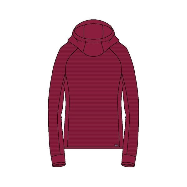 Bluza damska z kapturem CMP. Czerwone bluzy z kapturem damskie CMP, m, z materiału. Za 293.60 zł.