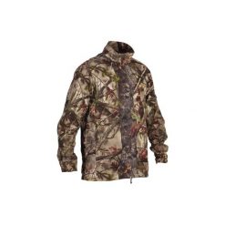 Kurtka Myśliwska Bawełniana Actikam 100 Kamo Brown. Brązowe kurtki męskie SOLOGNAC, s, bez wzorów, z bawełny. Za 129.99 zł.