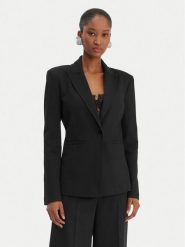 Patrizia Pepe Marynarka 8S0584/A715-K103 Czarny Regular Fit. Czarne marynarki i żakiety damskie Patrizia Pepe, s, bez wzorów, z wiskozy. Za 1,859.00 zł.