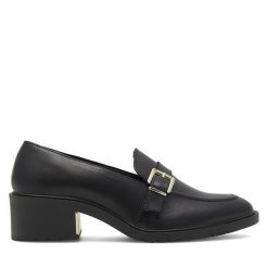 Półbuty Lasocki. Czarne półbuty damskie Lasocki, bez wzorów, bez obcasa, na obcasie. Za 179.99 zł.