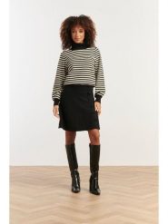 Smashed Lemon Spódnica w kolorze czarnym rozmiar: XXL. Czarne spódniczki damskie Smashed Lemon, xxl, bez wzorów, midi, proste. Za 104.99 zł.