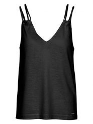 Herrlicher Top w kolorze czarnym rozmiar: L. Czarne topy damskie Herrlicher, l, bez wzorów, bez kołnierzyka. Za 91.56 zł.