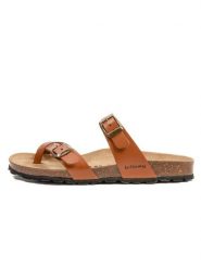 Billowy Japonki w kolorze brązowym rozmiar: 36. Brązowe klapki damskie Billowy, bez wzorów, bez obcasa. Za 118.28 zł.