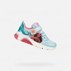 Buty GEOX J FADINLIGHT Niebieski. Niebieskie obuwie treningowe damskie Geox, na fitness i siłownię. Za 219.99 zł.