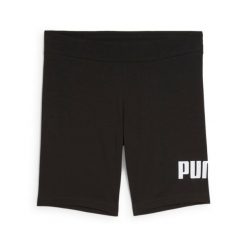 Szorty damskie Puma Essential No. 1 Logo 7". Czarne szorty damskie Puma, bez wzorów, z bawełny, sportowe. Za 95.00 zł.