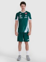 4F Spodenki meczowe replika męskie 4F x Polska Siatkówka - zielone XL. Zielone szorty sportowe męskie 4f, l, z dzianiny, do siatkówki. Za 189.99 zł.