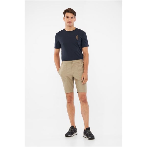 Spodenki męskie VIKING Banao Shorts Man Bamboo. Brązowe szorty męskie VIKING, bez kołnierzyka. Za 249.90 zł.