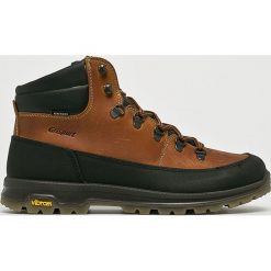 Grisport - Buty. Brązowe buty trekkingowe męskie Grisport, na zimę, z gumy, bez zapięcia, outdoorowe. W wyprzedaży za 379.90 zł.
