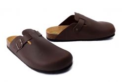 DR. BRINKMANN 600055-02 mokka, klapki męskie. Brązowe klapki i japonki męskie Dr. Brinkmann, ze skóry. Za 284.90 zł.