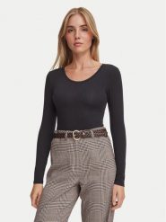 Polo Ralph Lauren Bluzka 4P0494 Czarny Slim Fit. Czarne bluzki damskie Polo Ralph Lauren, xs, bez wzorów, z bawełny, bez ramiączek. Za 434.99 zł.
