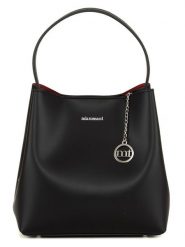 Mia Tomazzi Skórzana torebka w kolorze czarnym - 28 x 28 x 14 cm rozmiar: onesize. Czarne torebki klasyczne damskie Mia Tomazzi, bez wzorów, z materiału, bez dodatków. Za 391.99 zł.