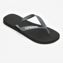 Japonki męskie Havaianas Logo Pop Up. Brązowe klapki i japonki męskie Havaianas, z kauczuku. Za 89.99 zł.