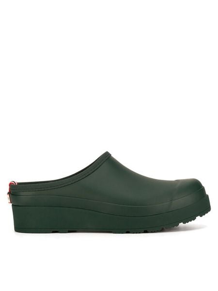 Hunter Klapki WFF1002RMA-ATM Zielony. Zielone klapki damskie Hunter, bez wzorów, z kauczuku, bez obcasa. Za 249.99 zł.