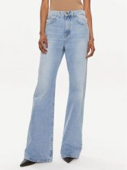 Pinko Jeansy Wanda 101733 A140 Niebieski Wide Leg. Niebieskie jeansy damskie Pinko. Za 1,299.00 zł.