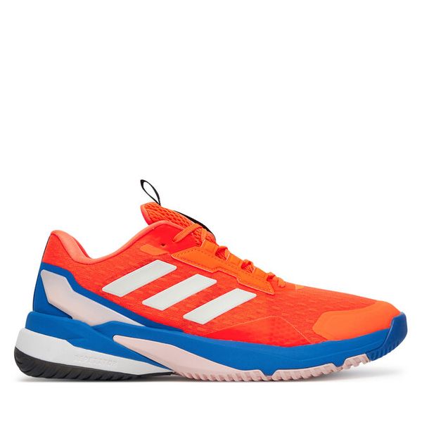 Buty halowe adidas. Brązowe buty sportowe na co dzień męskie Adidas, bez zapięcia. Za 649.99 zł.