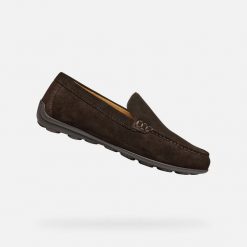 Buty żeglarskie Geox Spherica EC16 A. Brązowe buty wizytowe męskie Geox, bez zapięcia. Za 384.20 zł.