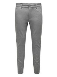 ONLY & SONS Spodnie chino w kolorze szarym rozmiar: W30/L32. Szare spodnie materiałowe męskie Only & Sons, bez wzorów. Za 65.85 zł.