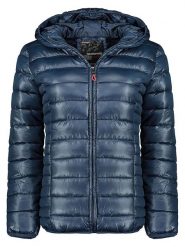 Geographical Norway Kurtka pikowana "Annecy" w kolorze granatowym rozmiar: XL. Niebieskie kurtki damskie Geographical Norway, xl, bez wzorów, bez kaptura. Za 127.35 zł.