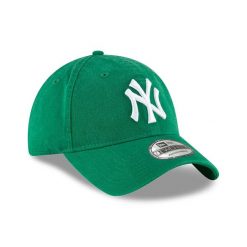 Czapka z daszkiem New Era 9TWENTY MLB Core Classic 2.0 New York Yankees. Zielone czapki męskie New Era, bez wzorów, z bawełny. Za 167.50 zł.