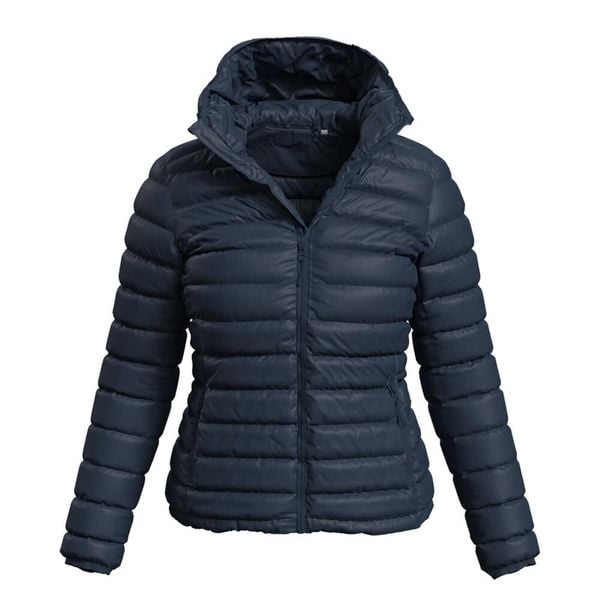 Kurtka Ocieplana Damska Lux. Niebieskie kurtki damskie Stedman, xs, bez wzorów, z puchu, bez kaptura. Za 319.99 zł.