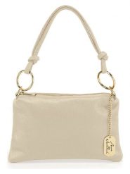 Anna Morellini Skórzana torebka "Erenza" w kolorze beżowym - 25 x 16 x 2 cm rozmiar: onesize. Brązowe torebki klasyczne damskie Anna Morellini, bez wzorów, z materiału, bez dodatków. Za 152.99 zł.