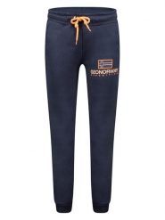 Geographical Norway Spodnie dresowe "Maleo" w kolorze granatowym rozmiar: XXL. Niebieskie spodnie dresowe damskie Geographical Norway, xxl, bez wzorów, z dresówki. Za 88.02 zł.