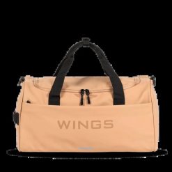 WINGS Torba podręczna STORK Cappuccino. Brązowe torebki klasyczne damskie Wings, bez wzorów, z materiału, bez dodatków. Za 174.93 zł.