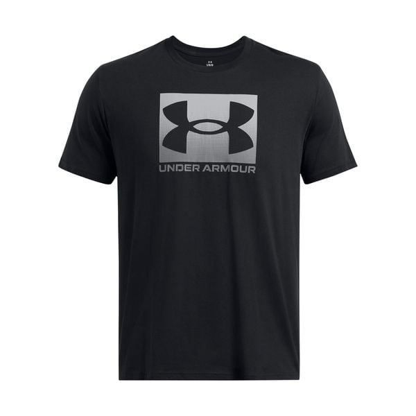T-shirt Under Armour Boxed. Czarne t-shirty męskie Under Armour, m, bez wzorów, bez kołnierzyka. Za 212.00 zł.