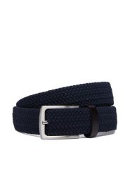 Aeronautica Militare Pasek 262CI0307UCT03454 Granatowy. Niebieskie paski męskie AERONAUTICA MILITARE, bez wzorów, z materiału. Za 284.99 zł.