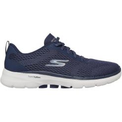 Buty sportowe damskie Skechers Go Walk 6 bold Visio. Niebieskie buty sportowe na co dzień damskie Skechers, bez wzorów. Za 390.00 zł.