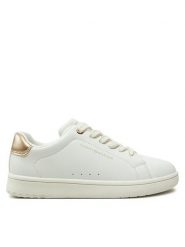 Tommy Hilfiger Sneakersy Low Cut Lace-Up Sneaker T3A9-33736-1355 M Biały. Białe buty sportowe dziewczęce Tommy Hilfiger, bez wzorów, ze skóry, bez zapięcia. Za 179.99 zł.