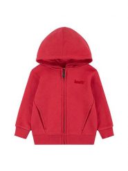 Levi's Kids Bluza w kolorze czerwonym rozmiar: 68. Czerwone bluzy i bluzki niemowlęce Levi's Kids, bez wzorów, z jeansu, bez ramiączek, bez kaptura. Za 65.54 zł.