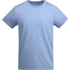 Męska Koszulka Breda Plain T-shirt. Niebieskie t-shirty męskie ROLY, m, bez wzorów, bez kołnierzyka. Za 42.99 zł.