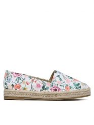 DeeZee Espadryle WSS990-103 Biały. Białe espadryle damskie DeeZee, bez wzorów, z materiału, bez obcasa. Za 89.99 zł.