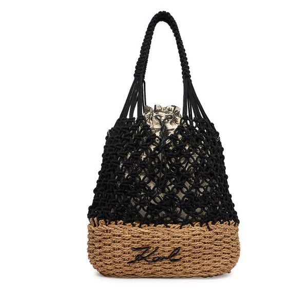 Torebka KARL LAGERFELD. Czarne torebki klasyczne damskie Karl Lagerfeld, bez wzorów, bez dodatków. Za 649.99 zł.