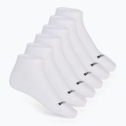 Skarpety męskie SKECHERS Non Terry Low Cut 6. Białe skarpetki męskie Skechers, bez wzorów. Za 52.99 zł.