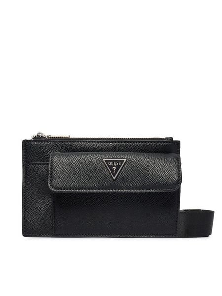 Guess Saszetka HMMISL P6491 Czarny. Czarne saszetki męskie Guess, ze skóry. Za 284.99 zł.