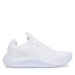 Buty na siłownię Under Armour. Białe buty sportowe na co dzień damskie Under Armour, bez wzorów, na fitness i siłownię. Za 449.99 zł.