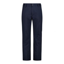 Spodnie męskie narciarskie CMP 33W1157. Niebieskie spodnie materiałowe męskie CMP, bez wzorów, sportowe. Za 419.99 zł.