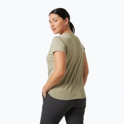Koszulka damska Helly Hansen Allure lav. Brązowe bluzki sportowe damskie Helly Hansen, bez wzorów, bez ramiączek. Za 109.99 zł.