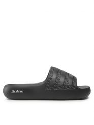 Adidas Klapki Adilette Ayoon Slides GX1979 Czarny. Czarne kalosze damskie Adidas, bez wzorów, z syntetyku. Za 169.99 zł.