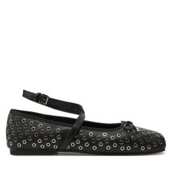 Baleriny MICHAEL Michael Kors. Czarne baleriny damskie MICHAEL Michael Kors, bez wzorów, bez obcasa. Za 589.99 zł.
