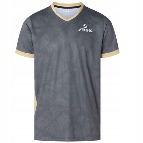 Koszulka sportowa Stiga Asia Pro T-Shirt. Szare t-shirty męskie STIGA, xl, z materiału, bez ramiączek, tenisowe. Za 259.99 zł.
