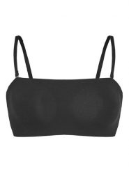 Hunkemöller Biustonosz top Smooth 206769 Czarny. Czarne biustonosze Hunkemöller, xs, bez wzorów, z syntetyku, bez kołnierzyka. Za 69.99 zł.